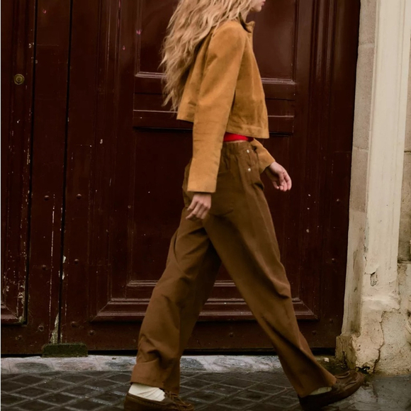 Zara Pants - 🍂 Zara Collection Corduroy Pants Size 6